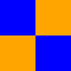 Blue and Orange